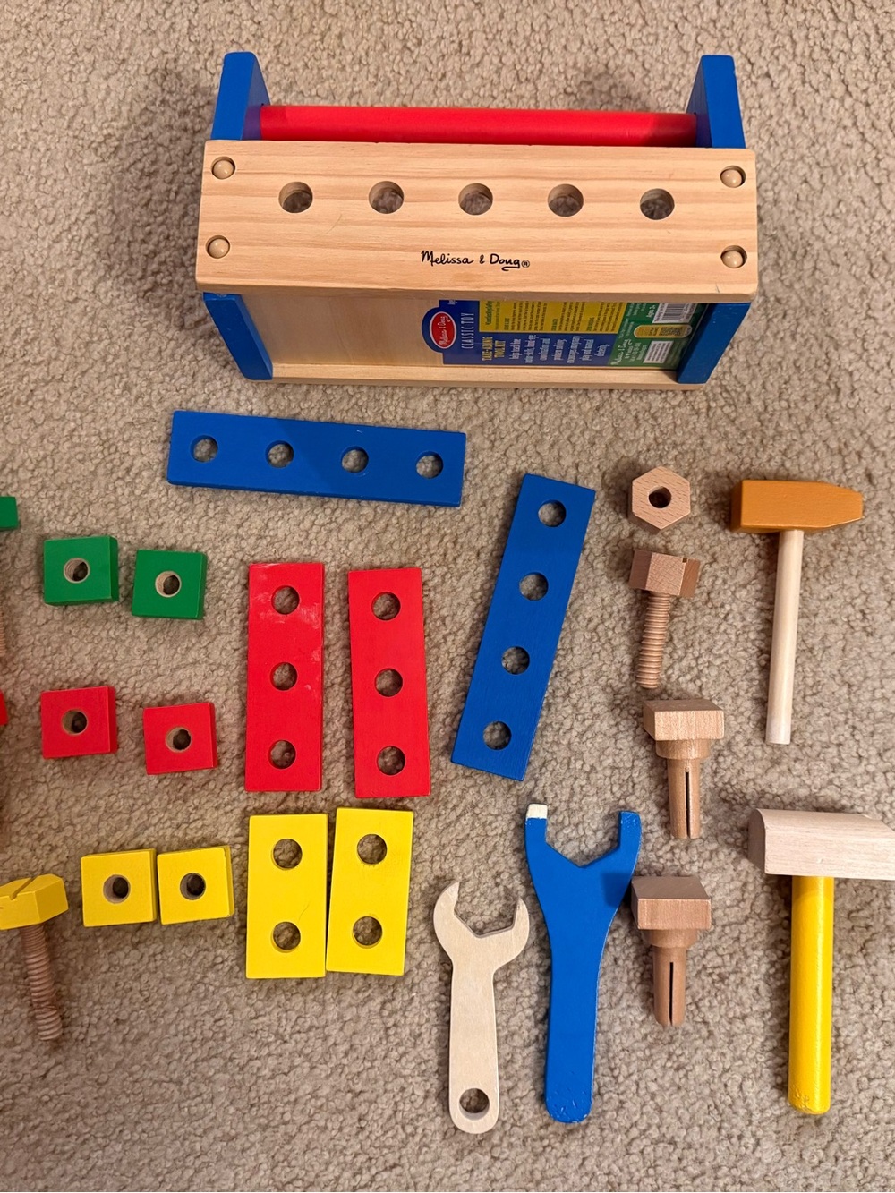 Melissa & Doug Take-Along Tool Kit Wooden Toy